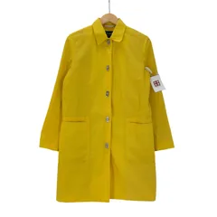 ローレンラルフローレン LAUREN RALPH LAUREN 90-00S 緑タグ 裏地チェック 金具 フック スプリング レイン コート レディース import：S のサムネイル