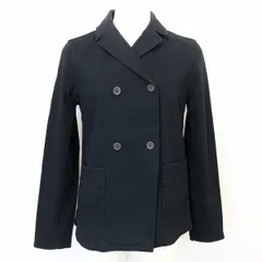 【中古】[印象B] green gate UNITED ARROWS ユナイテッドアローズ グリーンゲート レディース 女性 S ブラック系 ボタンジャケット 裏地無し 無地 長袖のサムネイル