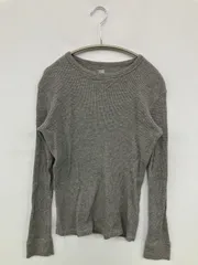 COLONY 2139 コロニートゥーワンスリーナイン Tシャツ/カットソー M グレー 無地 ミドル丈 長袖 クルーネック(丸首)