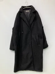 CLASSICAL ELF クラシカルエルフ チェスターコート L ブラック ボア 無地 ロング丈 フードなし