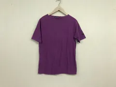 本物セントジェームスSAINTJAMESコットン半袖Tシャツメンズサーフアメカジミリタリーストリートスケーターワークビジネススーツモードゴルフ紫パープル38Mフランス製