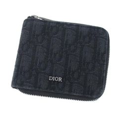 極美品✨DIOR ディオール オブリーク トロッター 折り財布 ジャガード