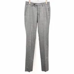 古着 GREEN LABEL RELAXING UNITED ARROWS スラックス パンツ 裾が未処理 毛100%(裏地：キュプラ100%) 72 ヘザーグレー レディース(メンズ？)