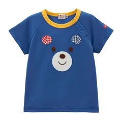 [ミキハウス ホットビスケッツ] 半袖 Ｔシャツ 男の子 女の子 ベビー 子供服 青 110cm 72-5209-687