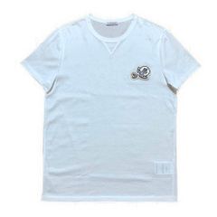 極美品］MONCLER XXL ワッペン 白 ホワイト Tシャツ 4S434 - メルカリ
