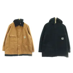 サカイ sacai × Carhartt WIP 24-03390Mリバーシブル コート ジャケット アウター コットン 1 ベージュ 紺 ネイビー /NR ■OS ■AD