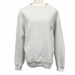 【中古】[印象AB] CITEN シテン スウェットシャツ / トレーナー / カットソー レディース L ヘザーグレー 綿×ポリ 裏起毛 胸に刺繍 サイドがリブ生地 長袖 丸首のサムネイル