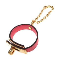 エルメス 赤 レザーバングル 二重巻き - メルカリ