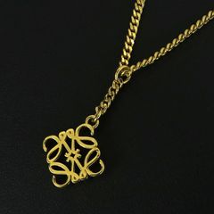 極美品✨ロエベ ネックレス アナグラム シルバー925 アンカーチェーン