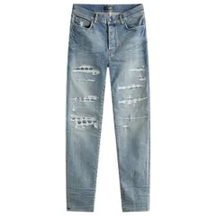 アミリ メンズ ボトムス デニムパンツ ジーンズ AMIRI MA Quad Repaired Skinny Jeans True Indigo インディゴ