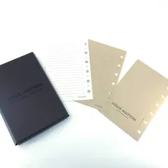 【ケース付】LOUIS VUITTON アジェンダ PM用 レフィル ノート R05353／紙／ベージュ・ホワイト・ゴールドのサムネイル