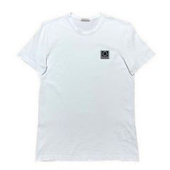 極美品 モンクレール Tシャツ ホワイト ロゴ S 国内正規品 3S564 