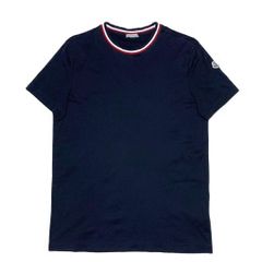 美品〕モンクレール 襟刺繍 ワッペン S ネイビー Tシャツ 5S578 - メルカリ