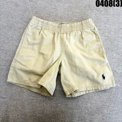 4/4T ポロ ラルフローレン ベージュ ハーフパンツ 0408(3)