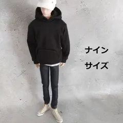 ナイン　六分の一男子図鑑　服　パーカー+半袖Tシャツ+スリムパンツ　ドール服　ハンドメイド　アウトフィット　ジーンズ