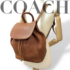 ☆★美品★COACH　コーチ★オールドコーチ　リュック　チャーム　レザー　ブラウン　レディース　ロゴ★♯2430
