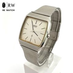Vintage seiko tank square ローマン文字盤1990年製 - メルカリ