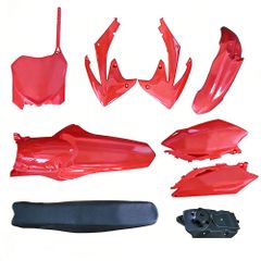 CBR400RR NC29 バイクカウル フェアリング 赤 ヨンダボ - メルカリ