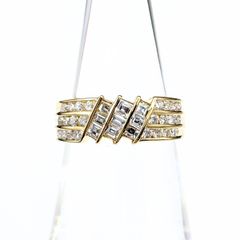 k18 テーパーダイヤリング 2.10ct - メルカリ
