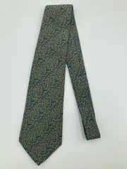 Christian Dior クリスチャンディオール ネクタイ ブルー ペイズリー柄