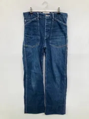 BEAMS BOY ビームスボーイ デニムパンツ ブルー フルレングス 無地 スタンダード ストレート レギュラー ヴィンテージ