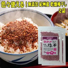 色々使える 無添加 紀州産乾燥梅干し 38g×2袋 送料無料 干し梅 国産 フリーズドライ うめぼし 乾燥 梅干 梅 ふりかけ ご飯のお供 おにぎり 塩分補給 熱中症対策 常温保存 疲労回復 食品 食欲増進 自然食品 長期保存のサムネイル