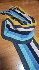 (新品) ポール・スミス ジーンズ マルチ ストライプ ウール マフラー