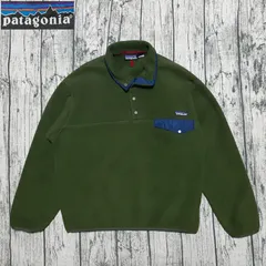 【size M】95年 patagonia シンチラスナップT グリーン パタゴニア synchilla snap-t green 90s 25450 F5