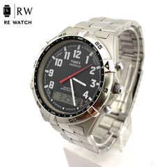 7-5373 TIMEX INDIGLO F6 腕時計 ブラック - メルカリ