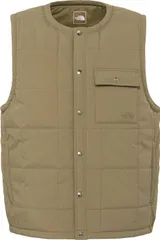 ザ・ノース・フェイス THE NORTH FACE アウトドア メドウウォームベスト メンズ アウター 上着 チョッキ ストレッチ素材 秋冬 防寒着 キャンプ 普段使い コットンライク コンパクト収納 袋付き 持ち運び  NY82530 CK クラシックカーキ