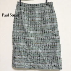 ポール・スチュアート Paul Stuart ツイードスカート 春コーデ ひざ丈 レディース きれいめ 上品 通勤 フォーマル