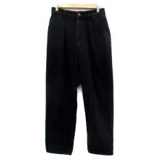 ハニーサックルローズ Honeysuckle Rose デニムパンツ ジーンズ ワイドテーパードパンツ ロング丈 L 黒 ブラック /HO35のサムネイル