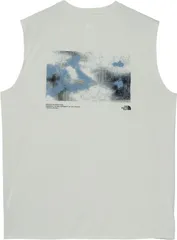 ザ・ノース・フェイス THE NORTH FACE アウトドア スリーブレスGTDメランジグラフィッククルー メンズ ノースリーブ カットソー タンクトップ ランニング 吸汗速乾 トレーニング ジョギング 運動 ドライ  NT126 GS グレイッシュホワイト