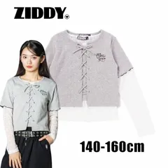 ZIDDY「チュールレース長袖＋半袖カットソーセット」 (140-160cm)のサムネイル