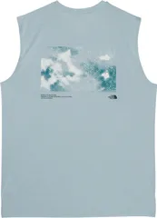 ザ・ノース・フェイス THE NORTH FACE アウトドア スリーブレスGTDメランジグラフィッククルー メンズ ノースリーブ カットソー タンクトップ ランニング 吸汗速乾 トレーニング ジョギング 運動 ドライ  NT126 CE セレスティアルブルー