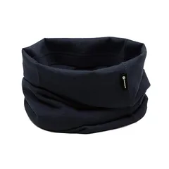 [SooPii] ネックゲイター 天然メリノウール ネックウォーマー メンズ レディース 防寒保温・柔らかい肌触り・通気性・吸湿速乾 フェイスカバー ヘアバンド スノボ ランニング 自転車 バイク 野球 秋 冬 (ブラック) 0