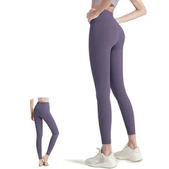 [SooPii] ヨガパンツ レーディス 九分丈 レギンス ヨガウェア スポーツウェア【長脚美尻・吸汗通気・ハイウエスト・快適なフィット感】 トレーニング/スポーツ/ダンス/ホットヨガ/普段着 (S, ダークパープル) 0