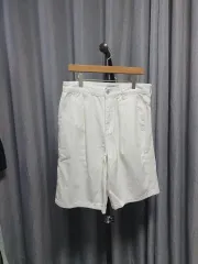 M メンズ 白 ハーフパンツ