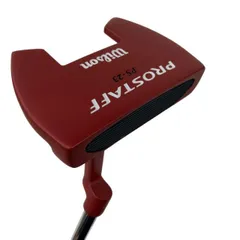 【中古】 ウィルソン PROSTAFF PS-23 RED 34インチ パター PT スチール (フレックスその他) メンズ 男性用 右利き 右用 Bランク ゴルフクラブ