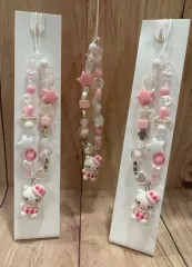 ハローキティ ビーズ キーホルダー ストラップ (新品)