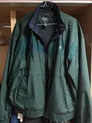 ポロラルフローレン ウィンドブレーカー グリーン XL (状態良)