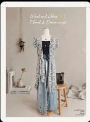 フローラル ラブ ワンピース & ローブ