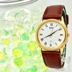 [신품 전지] SEIKO 세이코 남성 시계 골드 로마 V701-1X90 426094
