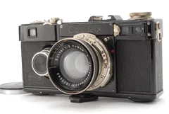 【美品 保障付 動作確認済】Zeiss Ikon ツァイスイコン Black 35mm フィルムカメラ Contax I Sonnar 5cm f/1.5 ハイブリッドレンズ #V2392のサムネイル