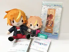 33.【未開封/タグ付き】東雲彰人 ふわぷち マスコット・ミニぬいぐるみ アクリルキーチェーン グッズ 3点セット プロセカ ▲◆