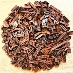 レゴ 正規品 中古 まとめ売り 約700g 茶色 大量 レゴブロック【管理番号：3538】
