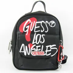 ゲス リュックサック デイパック 鞄 カバン ブランド 黒 レディース ブラック Guess 【中古】のサムネイル
