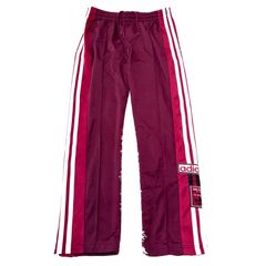 adidas originals adibreak サイド トラック パンツ 赤 - メルカリ
