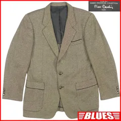 Pierre Cardin ピエールカルダン テーラードジャケット XL ヘリンボーン A7 ウール ストライプ ブレザー スーツ 古着 メンズ テーラードジャケット_サイズXL一覧←SEULB屋着古← HS477