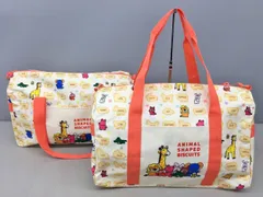 たべっ子どうぶつ ボストンバッグ レディース ショルダーストラップ付き 2個セット 未使用 2602LT201